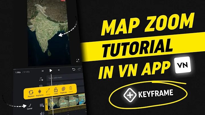 VN Map Zoom Effect Video Editing | Vn App Key Framing Tutorial | Vn App Map Zoom Effect
