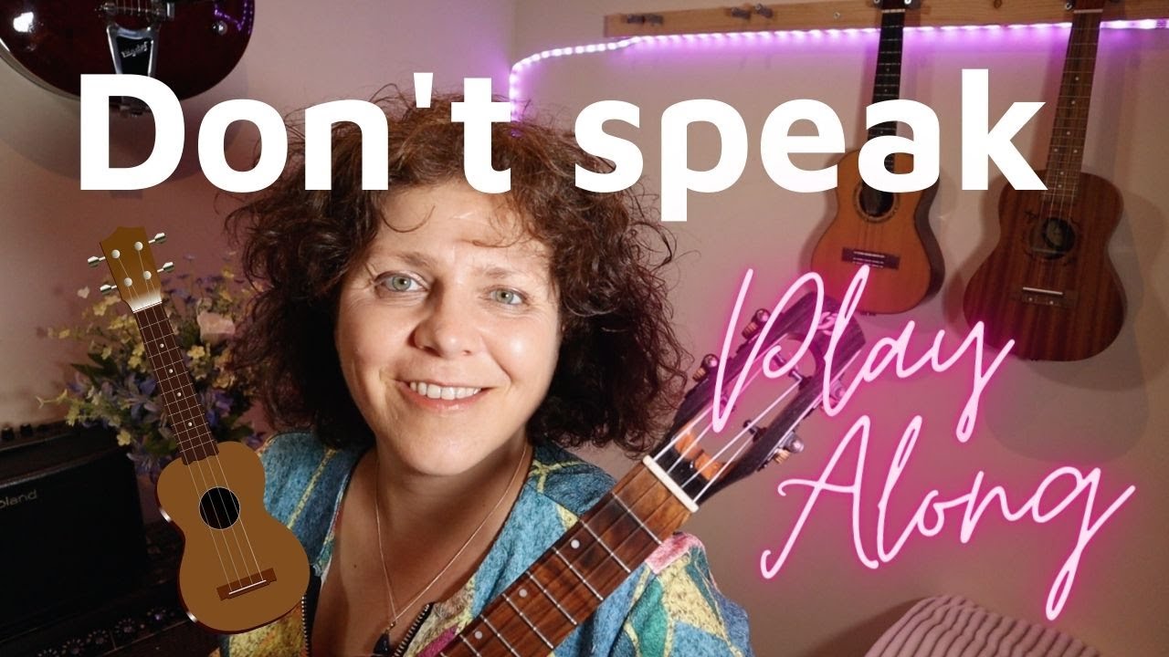 Don’t Speak | UKULELE Play Along! [No Doubt]