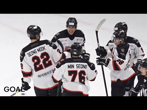 골 | 안재인(2) | 2022. 1. 16 | 광운대 vs 하이원 | 제76회전국종합아이스하키선수권대회