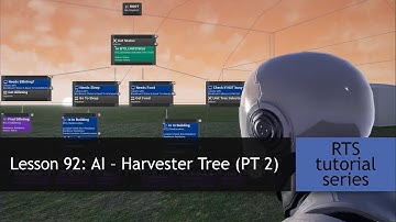 8.92 AI - Harvester Tree part 2 [UE4 - RTS Tutorial]