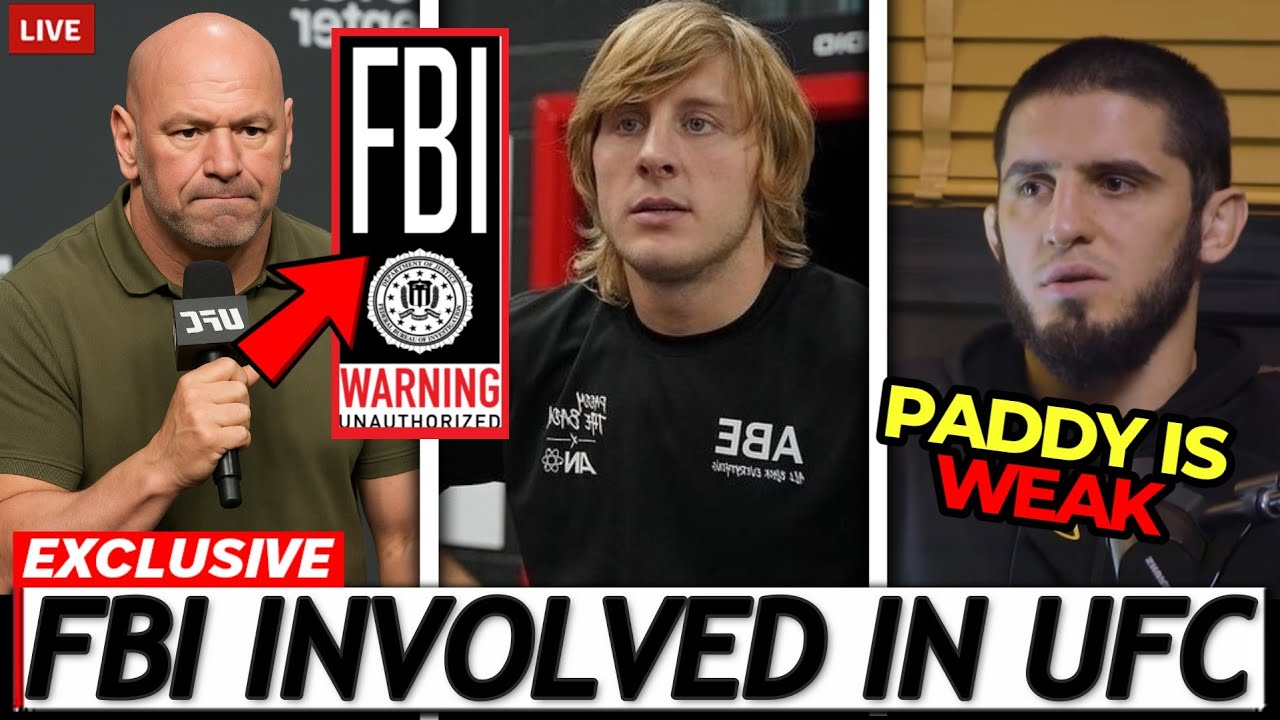 ФБР вмешалось в дело о договорном бое UFC! Пэдди Пимблет негодует на Ислама Махачева!