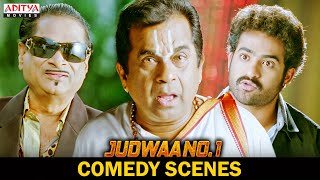 Judwaa No 1 Movie Comedy Scenes | South Movie | Ntr, Nayanthara, Brahmanandam | Aditya Movies