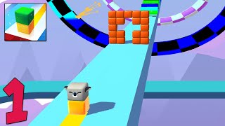 Cube Battle - Surfer Unstoppable - Walkthrough All Levels 1 - 5 Android Gameplay screenshot 2