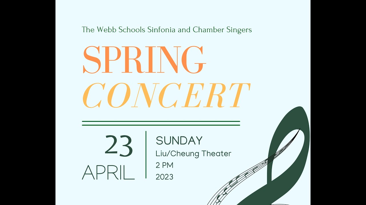 The Webb Schools: Spring Concert 2023