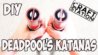 How to make Beauroyre Blade Deadpools Sword Katana DIY with templates