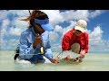 Fly Fishing Bahamas - Women in Fly Fishing  by Todd Moen