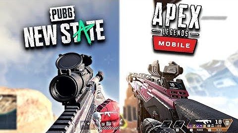 APEX LEGENDS MOBILE VS PUBG MOBILE NEW STATE VS BATTLEFIELD MOBILE / WHO COMES FIRST