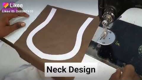 Short Video How to Attach Piping on Neck