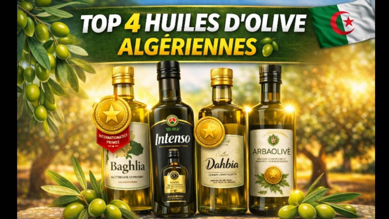 🔥🔥🇩🇿Top 4 mondial : ces huiles d’olive algériennes qui font la fierté du pays