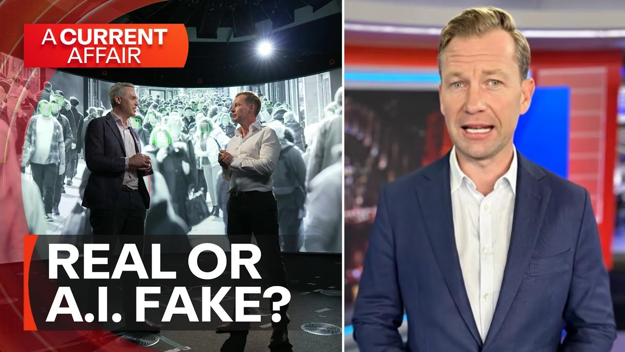 Can artificial intelligence replace a reporter? | A Current Affair