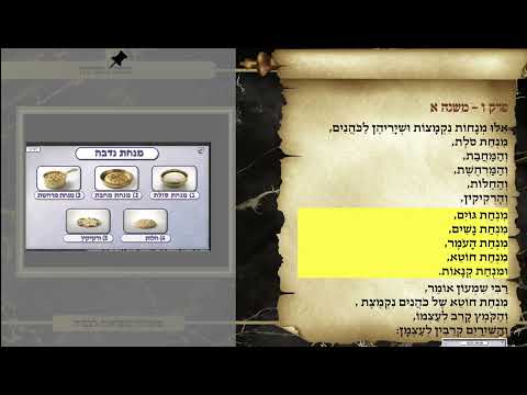 משניות מנחות פרק ו משנה א
