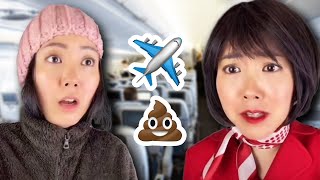All about the airplane toilets