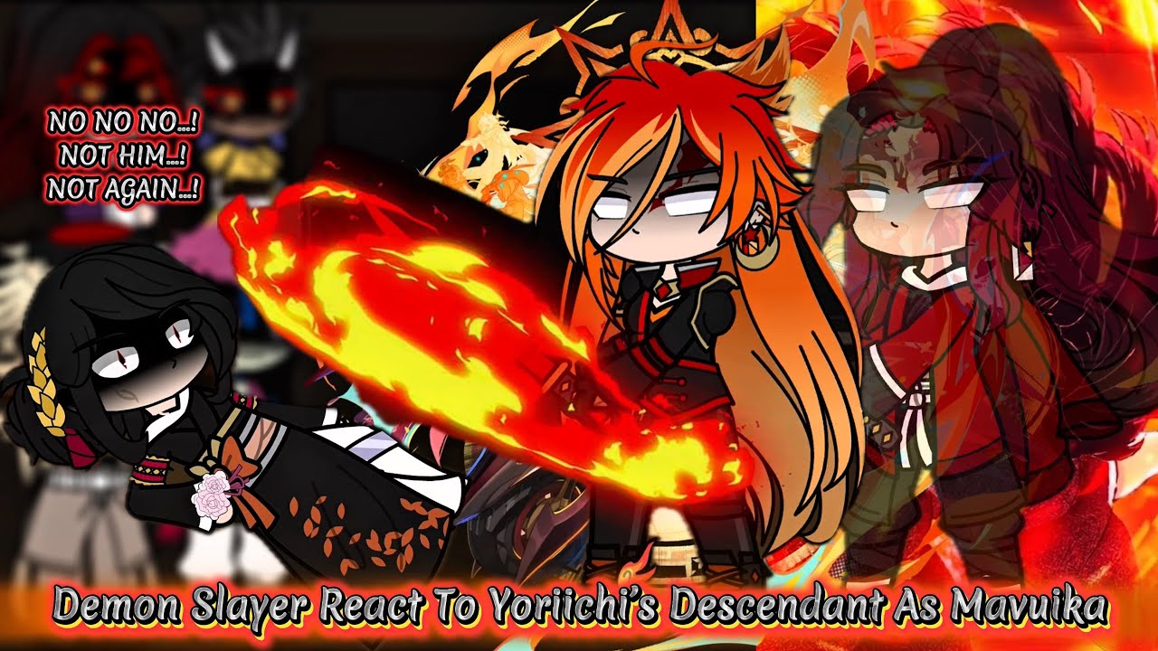 Высшие Луны + Музан реагируют на потомка Ёриичи в образе Мавуйки || Убийцы Демонов || Реакция Гачи.