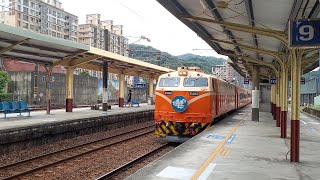 臺鐵521次莒光號鶯歌車站進站紀錄 本務機E403 | 摺疊門莒光號 | 2022.6.28 | Taiwan Railway | 粘粘的鐵道攝影