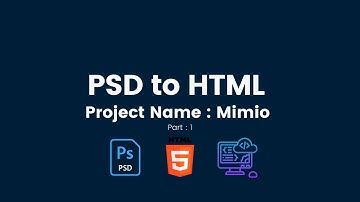 Project: PSD To HTML Convert (Part - 1) || PSD || HTML and CSS || Learn web design with Project