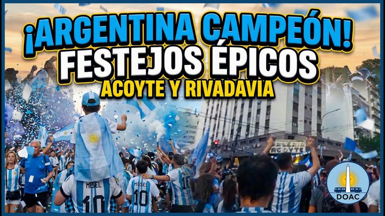 Festejos en Acoyte y Rivadavia 🇦🇷 | World Cup Celebration Buenos Aires