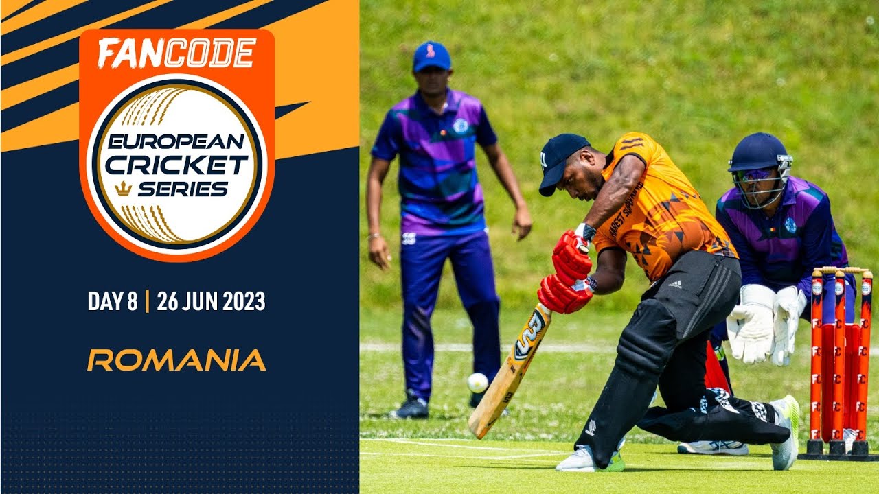 🔴 FanCode ECS Romania, 2023 Day 8 T10 Live Cricket European Cricket 