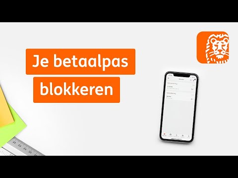 Je Betaalpas blokkeren | Digitaal Bankieren: Hoe werkt dat? | ING