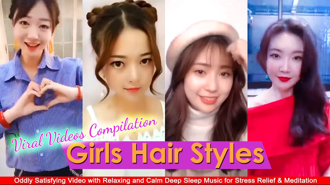 Amazing Girls Haircut 💇‍♀️ - Oddly Satisfying & Relaxing Videos - 