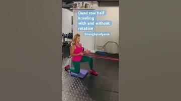 Single row banded half kneeling without rotation and with rotation watch to the end