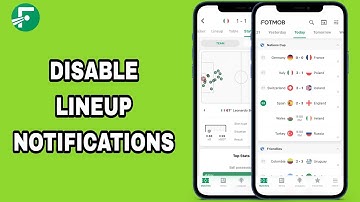 How To Disable And Turn Off Lineup Notifications On FotMob App