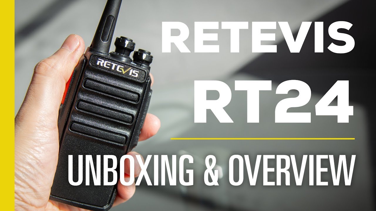 Retevis Pack de 2 RT24 PMR446 avec chargeur - NOS NOUVEAUTÉS 