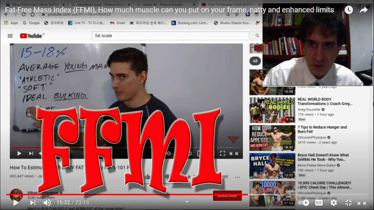 Fat-Free Mass Index (FFMI), How much muscle can you put on your frame, natty and enhanced limits