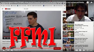Fat-Free Mass Index (FFMI), How much muscle can you put on your frame, natty and enhanced limits