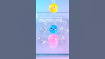 Satisfying Jelly Ball Drop | Cute ASMR 3D Animation Loop | Relaxing Visuals 🎨🫧