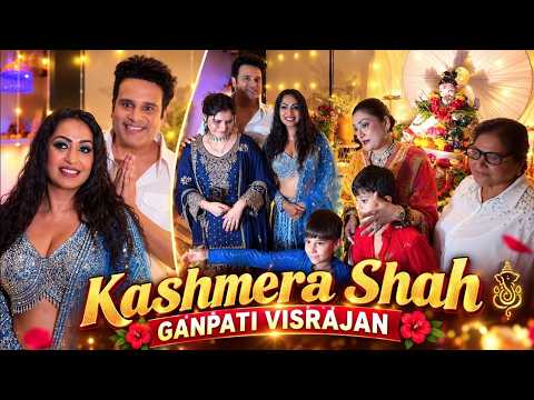 Kapil Sharma , Sunita Ahuja & other Celebs At Krushna Abhishek & Kashmera Ganpati celebrations