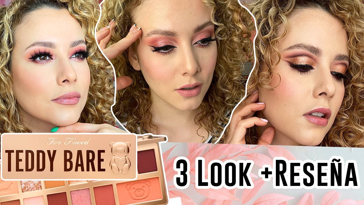 3 Looks 1 paleta, Teddy bare, Too Faced