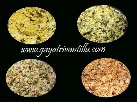 Lunch Box Recipes- Indian Andhra Telugu Recipes - Vegetarian ...