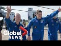 "Quite an odyssey": NASA astronauts speak after historic splashdown in SpaceX capsule