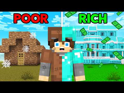 From POOR to RICH in Minecraft...
