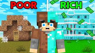 From POOR to RICH in Minecraft...