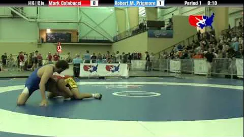 University Natls FS  84 KG / 185 lbs: Mark Colabuc...