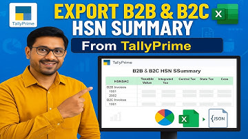 How to Enable B2B B2C HSN Summary in TallyPrime | GST Rule May 2025