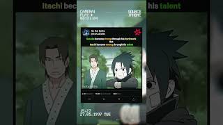 Hard Work vs. Pure Talent: The Uchiha Brothers 👁️🔥 #shorts #amv #anime #naruto