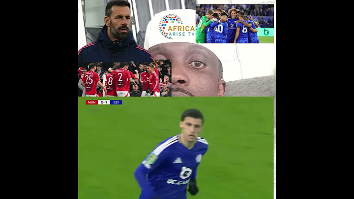WATCH Ruud Van Nistelrooy first game as acting Man United coach since the sack of Eric Ten Hag.
