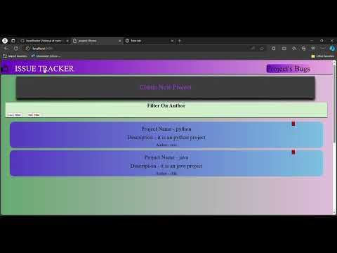 Issue Tracker (Nodejs, ejs)