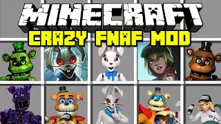 Minecraft CRAZY ULTIMATE FNAF MOD / FIVE NIGHTS AT FREDDY'S! FUNTIME FOXY, FREDDY, PUPPET! Minecraft