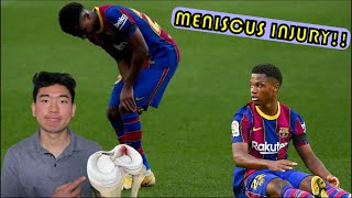 Ansu Fati KNEE INJURY EXPLAINED - Meniscus Tear & Rehab