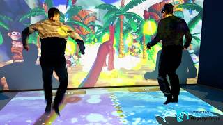 Interactive Wall “Jump Over”. Floor and Wall Jump Over