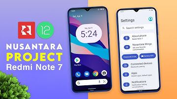 Nusantara Project Android 12.1 for Redmi Note 7 | Install & Review | Performance | Battery