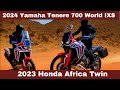 Headtohead comparison the yamaha tenere 700 world ixs 2023 vs honda africa twin 2023