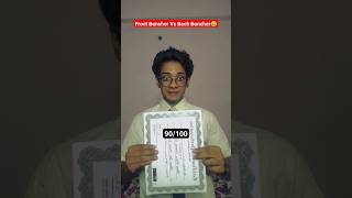 Front Bencher 🤓 vs Back Benchers 😈#shorts #funny #comedy #shortvideo #school