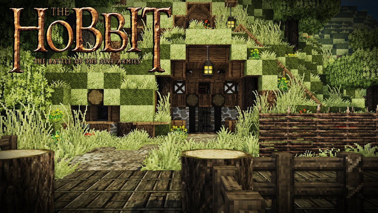 Building A Hobbit House Village In Minecraft Modded Minecraft Part 1