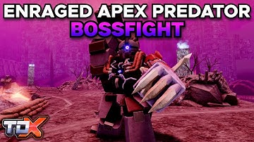 TDX Enraged Apex Predator Boss Fight (Wave 4) | Halloween 2024 Chapter 4 Nightmare