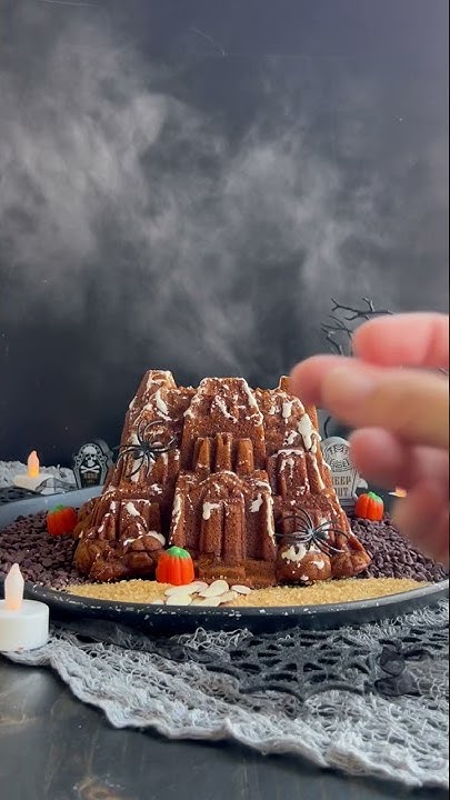 Pumpkin Spice Haunted House Bundt Cake - Nordic Ware