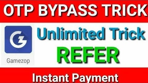 !! Gamrzop App Otp Bypass ¡¡™Unlimited Money Trick !! 2₹/Minute Loot Fast Limited Offer